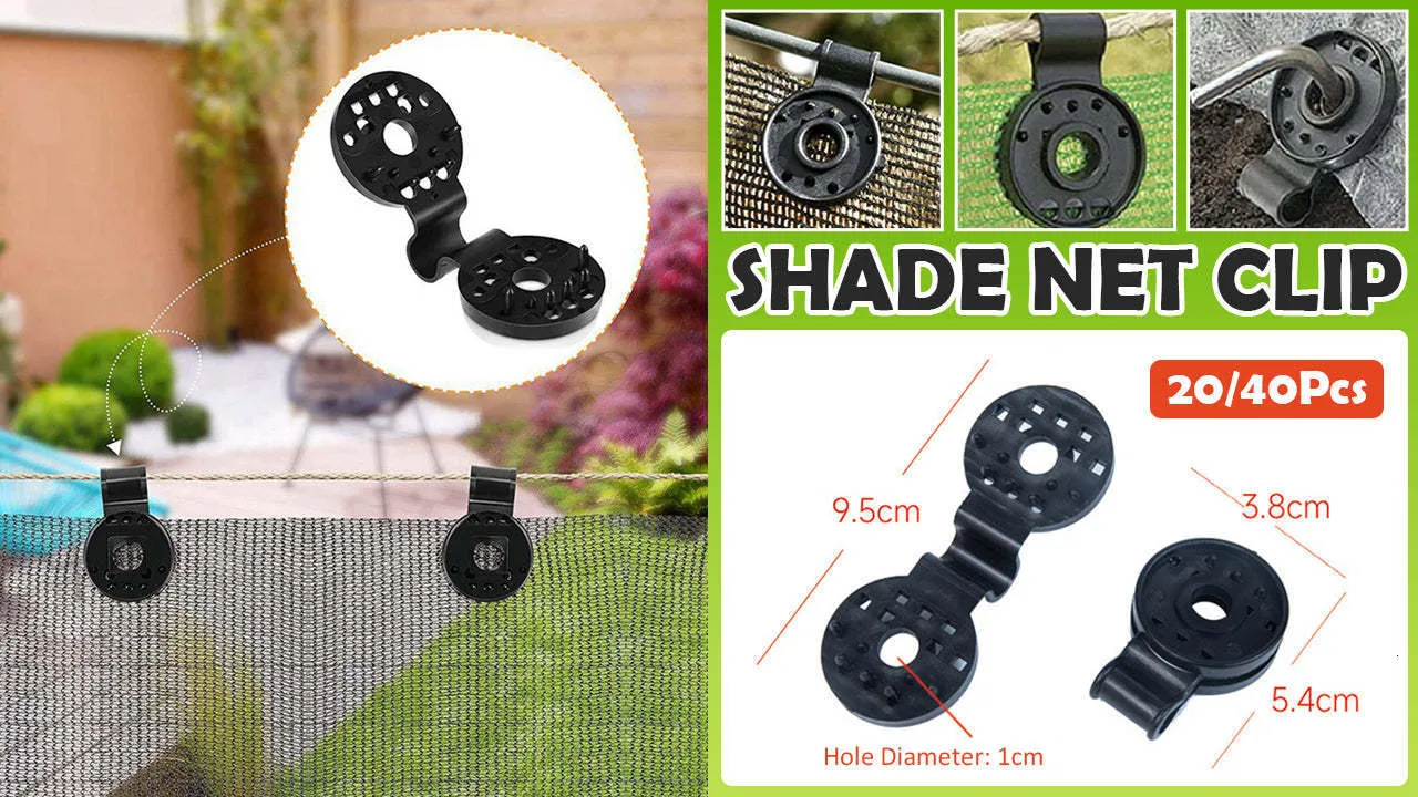 Schatten Tuch Clip, Sonnenschutz Clip Schatten Netz Clips für