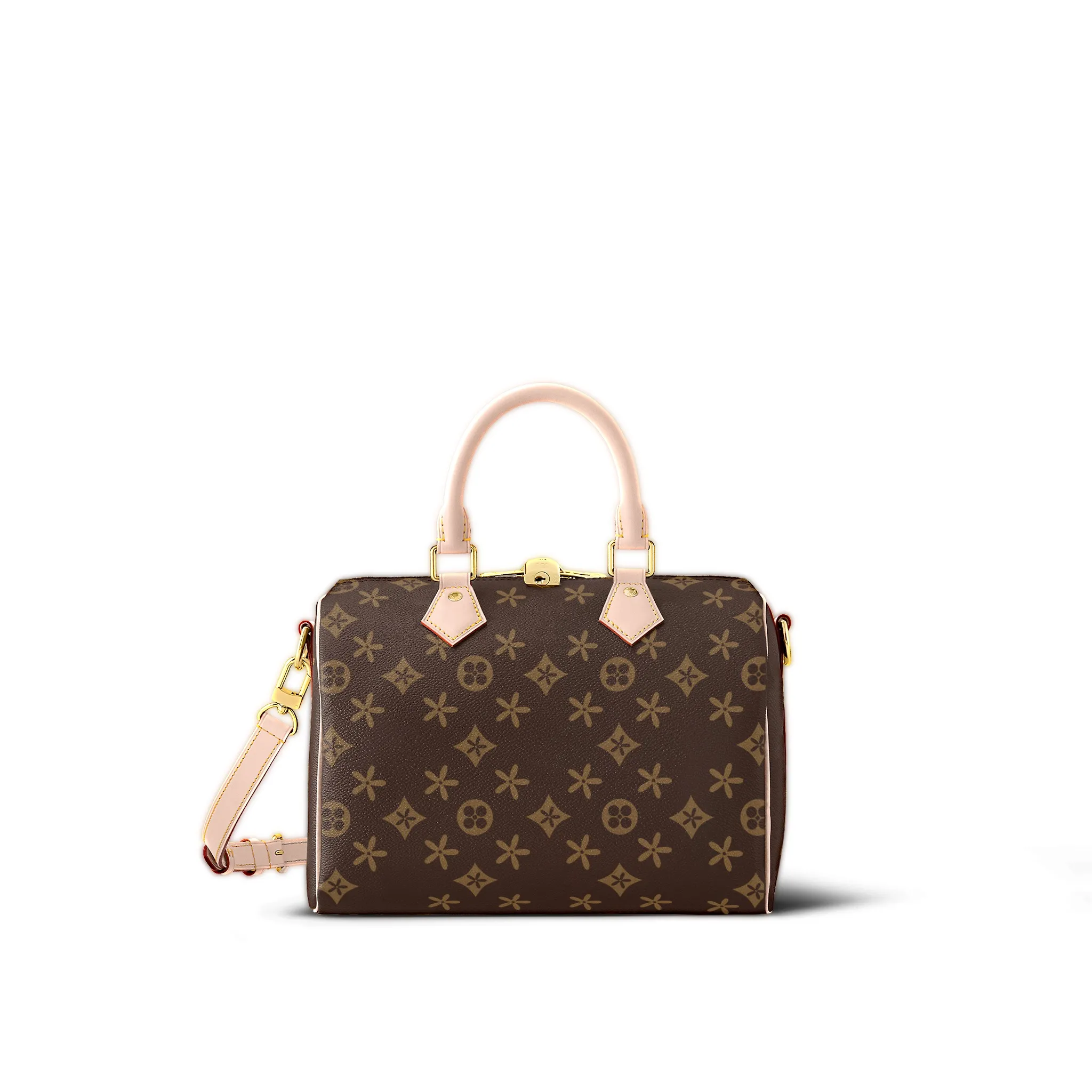 three size Women s mens duffle bag M41113 tote speedy luxury handbag brown embossed travel bag Genuine Leather designer cross body sac shoulder clutch