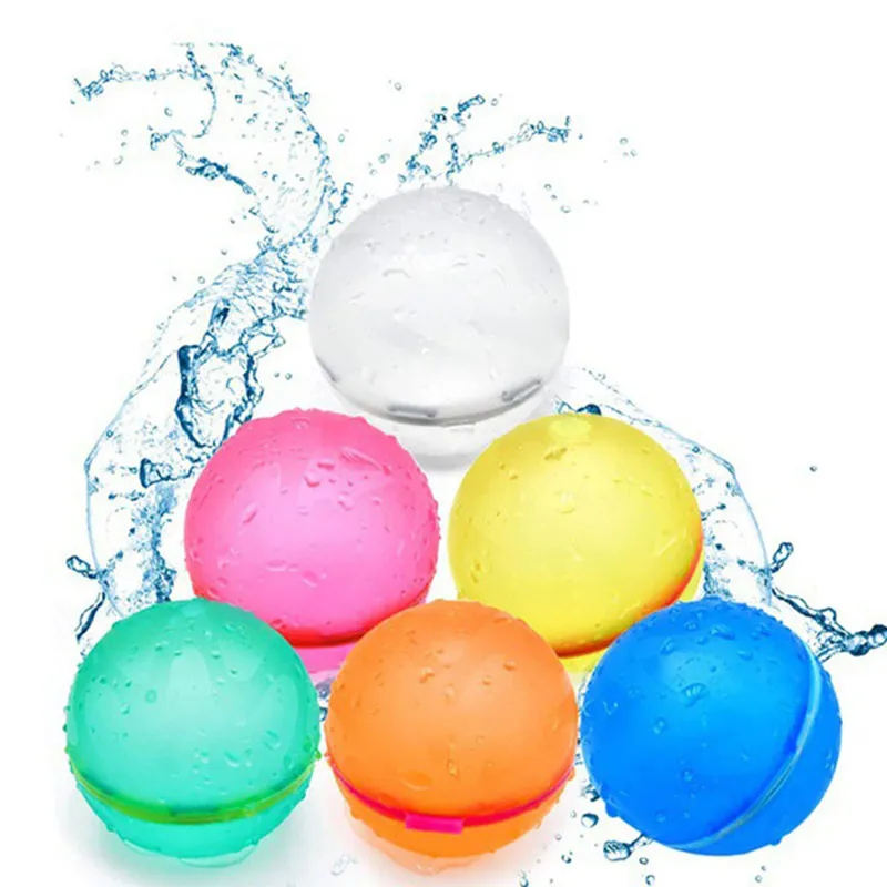 Wiederverwendbare Wasserballons, schnell befüllbar, selbstdichtende Wasserbomben, weicher Silikon-Wasserspritzball, magnetischer Wasserball, Spiele im Freien Z0007
