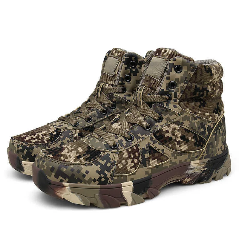 Hiking Footwear 2023 Homem Militar Tticas Camuflagem Tticos Homens Marido Combate Homens Militar Vero Venda Quente coturno tatico militar P230511