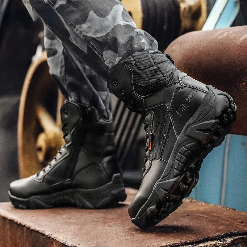 High Quality clippty Military Leather Combat