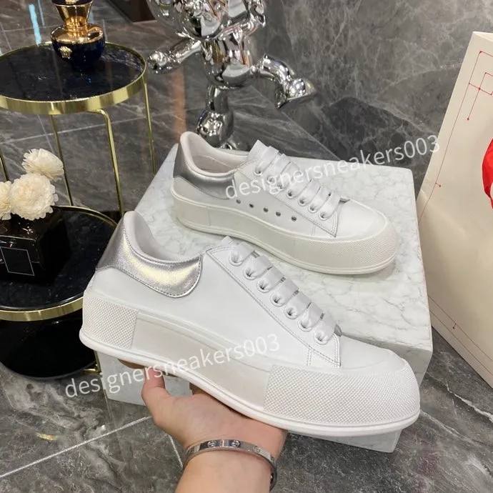 Nieuw merk Heren Damesontwerper Casual schoenen Klassiek Do-oude vuile schoenen Mid dubbele hoogte bodem Trainers Leer glitter Golden Quality2023