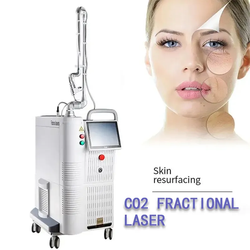 CO2 Fractional laser machine Lighten spots and acne marks Remove stretch marks Pink and tender vulva Vagina tightening device skin resurfacing