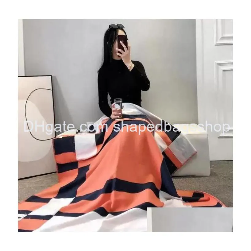 designer cashmere blankets luxury letter home travel throw summer air conditioner blanket beach blanket towel womens soft shawl