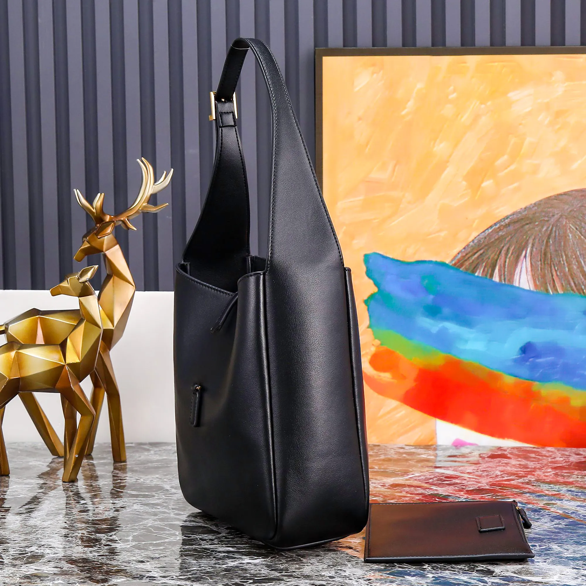 Dhgate fashion Even saddle hobo Designer bag for Woman handbag Shoulder black Underarm mens purse crossbody wallet lady tote Genuine leather clutch
