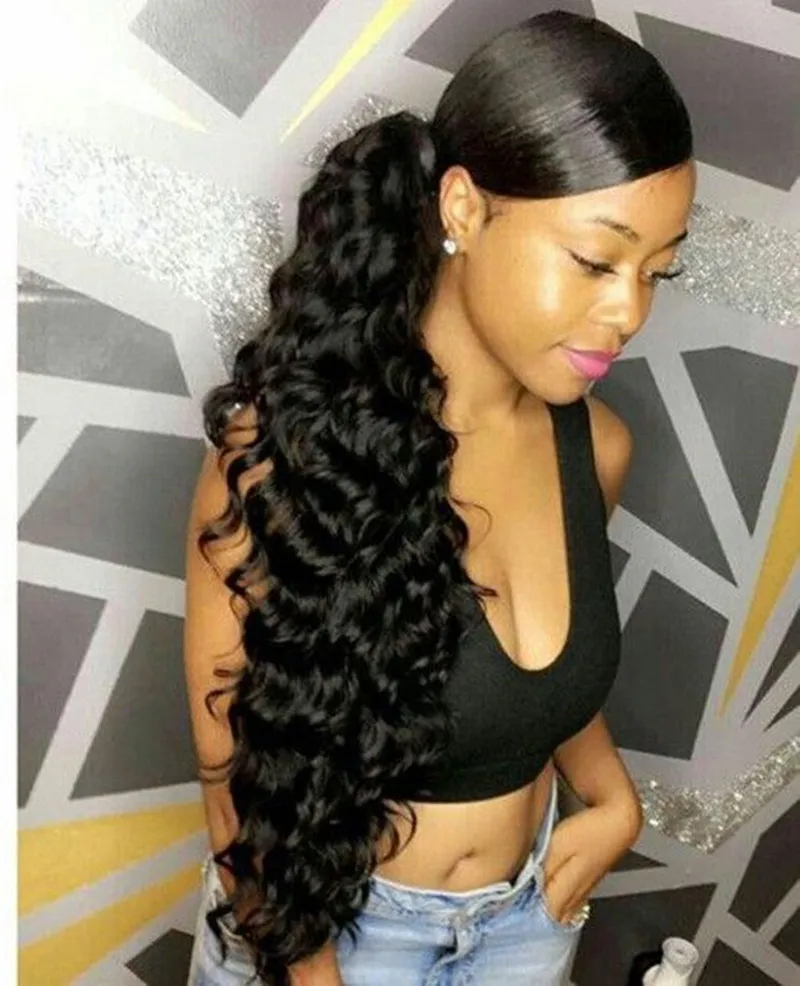 Extra long clip in ponytail hotsell