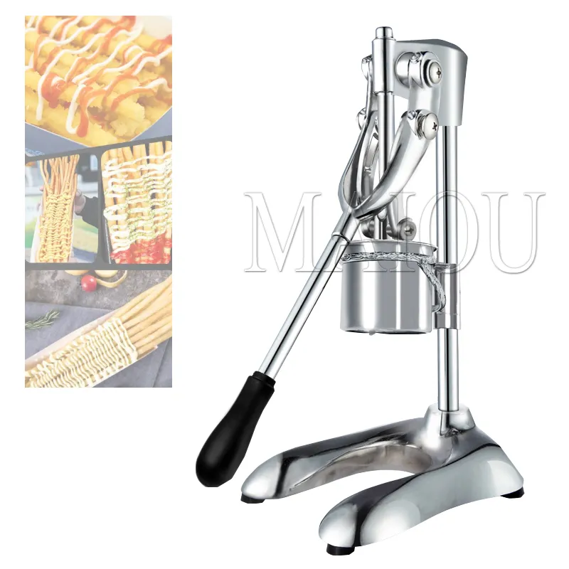 Super longues frites faisant des croustilles de pommes de terre extrudeuses Super longues frites Maker Machine longue machine à pommes de terre