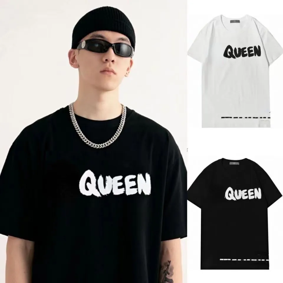 2023 primavera e verão nova camiseta de manga curta OP16 tendência casual masculina camiseta de comércio exterior para casais masculinos e femininos