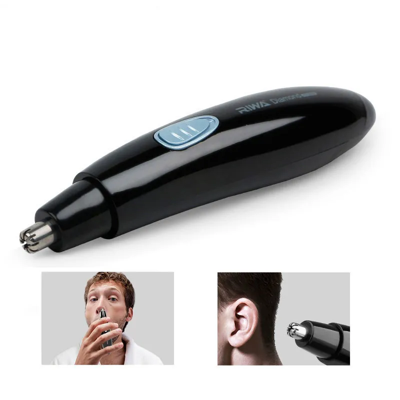 Women/men Electric Nose Hair Trimmer Precision Trim Hair of Nose And Ear Powered By 1 AA Baterry Portable Convenient