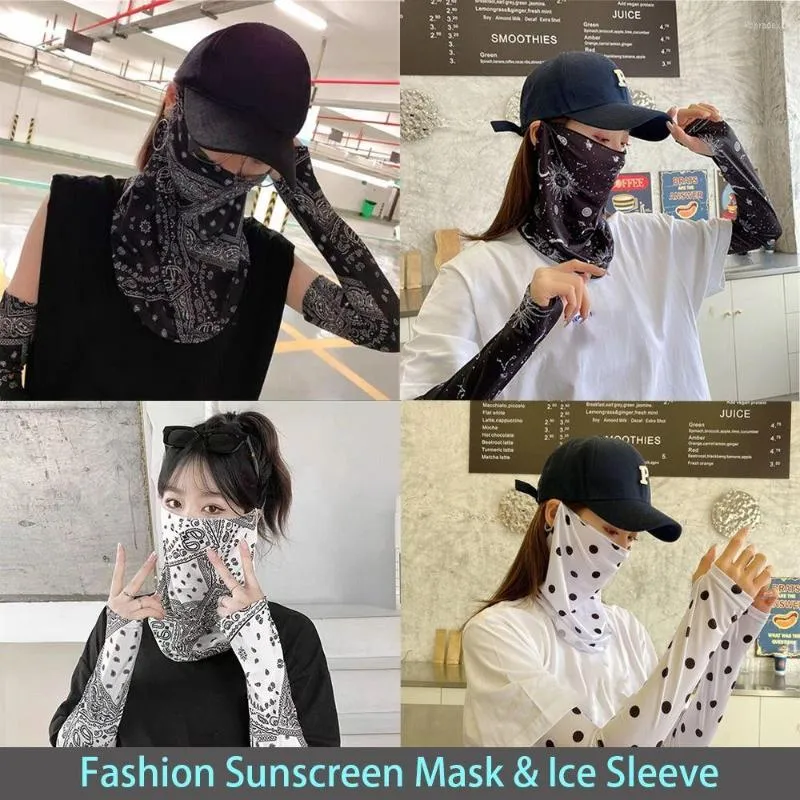 Protection Face Scarves Men Fishing Face Mask Women Sunscreen Veil