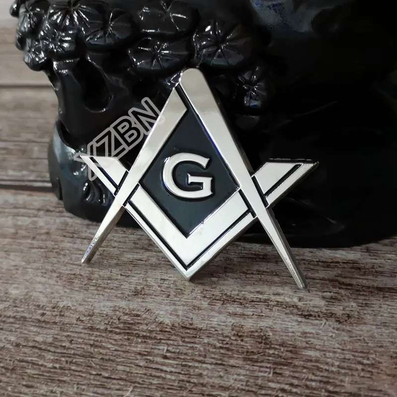 その他の家庭装飾MASONIC AUTO CAR BADGE EMBLEMBRS MASON FREEMASON BCM31コンパスとスクエアG 67cmアンティークレトロテクニックパーソナリティ装飾230511