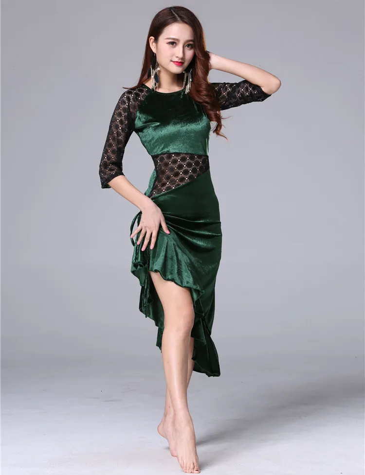 slim fit dress slacks Novella Latin Ballroom Dance Dress main image 1