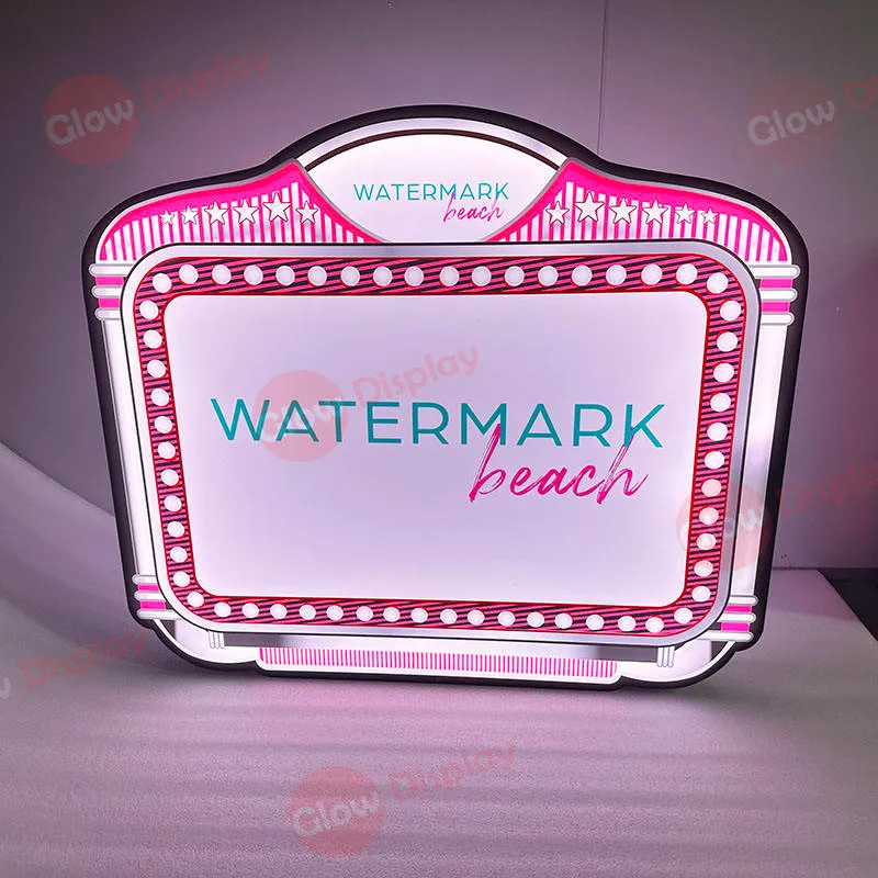 Klassisk Marquee Light Up LED-meddelanden Brevstecken Anpassad plats Branding Easy Message Changes AlphaBetic Letters A-Z Liv Miami Beach Billobard