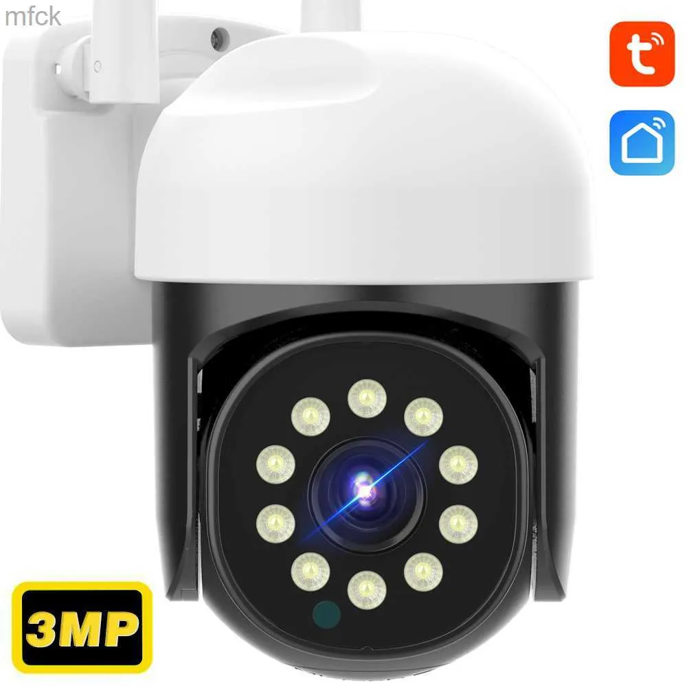 Board Camera's 3MP HD WiFi IP Camera Tuya Auto Tracking Wireless Security Camera 1080p Outdoor Street PTZ CCTV Camera AI Detect Surveillance