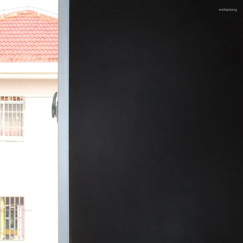 Fönsterklistermärken svart stjärna självhäftande papper ogenomskinlig glasfilm hem solskyddsmedel solskade rum sovrum balkong