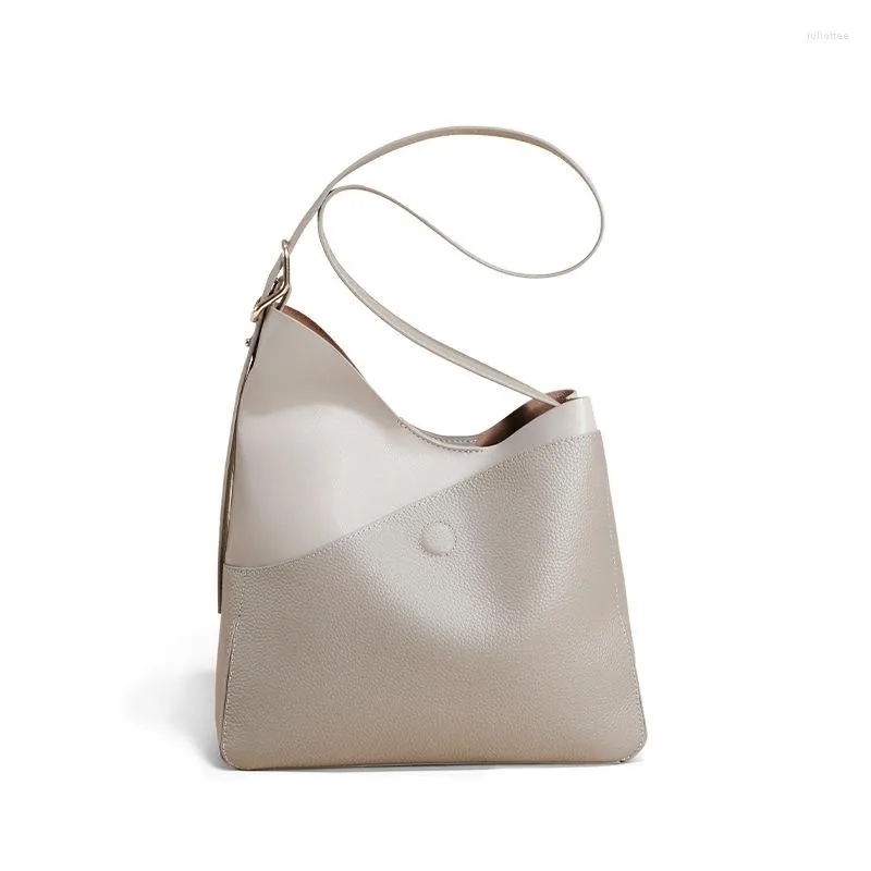 Borse da sera Lady Vera pelle Elegante borsa marrone grigio per donna Borsa a tracolla quotidiana dal design semplice e morbido