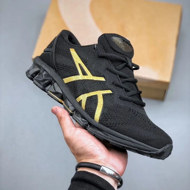 ASICS Gel Quantum 360‎ Mens Black Gold Athletic Running Shoes Sneakers Size 8.5 GEL-QUANTUM 360 V | Unisex | Black/Pure Gold | Unisex  main image 4