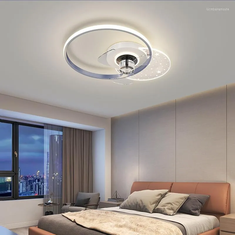 Chandeliers Creative LED teto lustre com ventilador para a sala de estar mesa de jantar lustre lustr home lumining interior 42w-48w