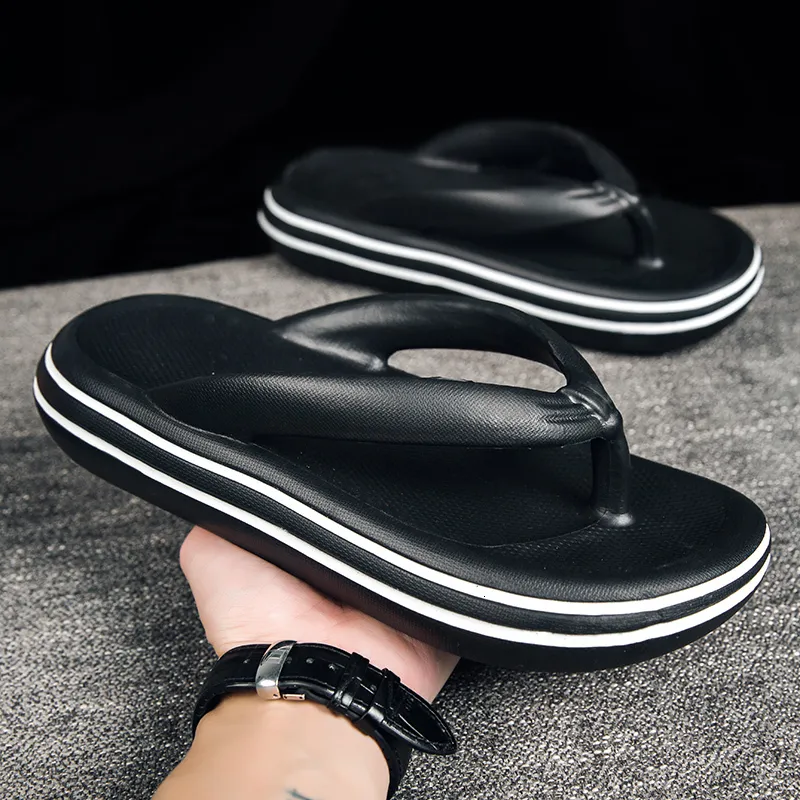 Slippers Flip Flops Mens Thong Sandals Летние женские туфли густой нижняя часть va nonslip slide наружные пары в помещении 230510