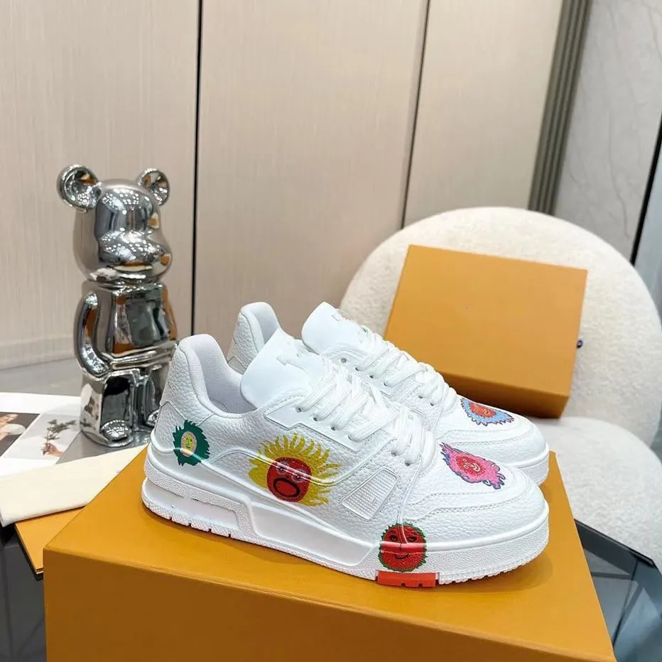 Stylish Mens Fashion Sneakers Alligator Embossed Leather