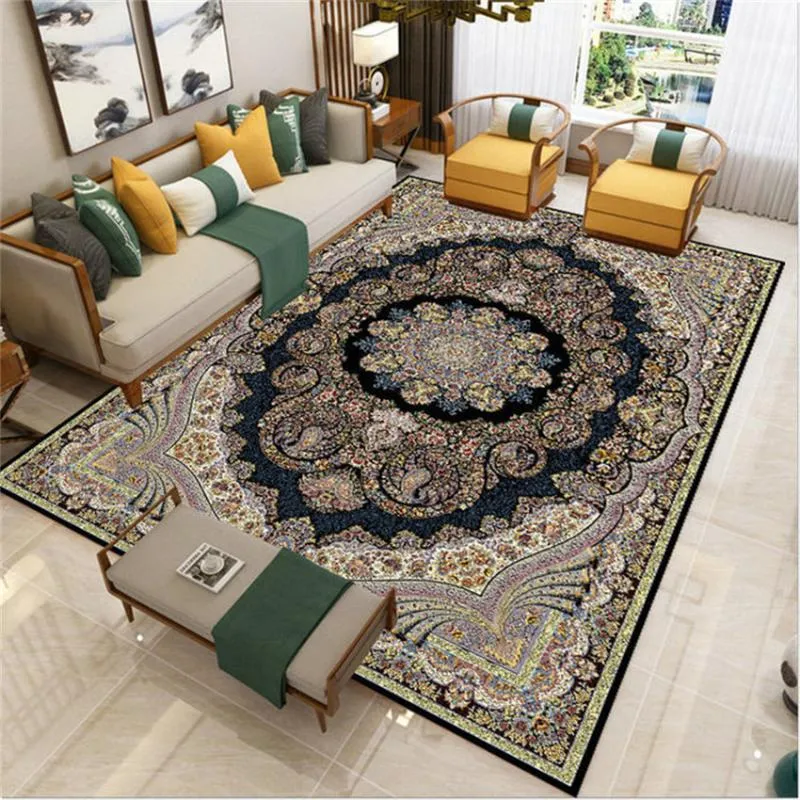 Tapijten Noordse stijl flanel tapijt voor woonkamer zachte mat tapijten badkamer kinderen bedvloer kerstdecorcarpets