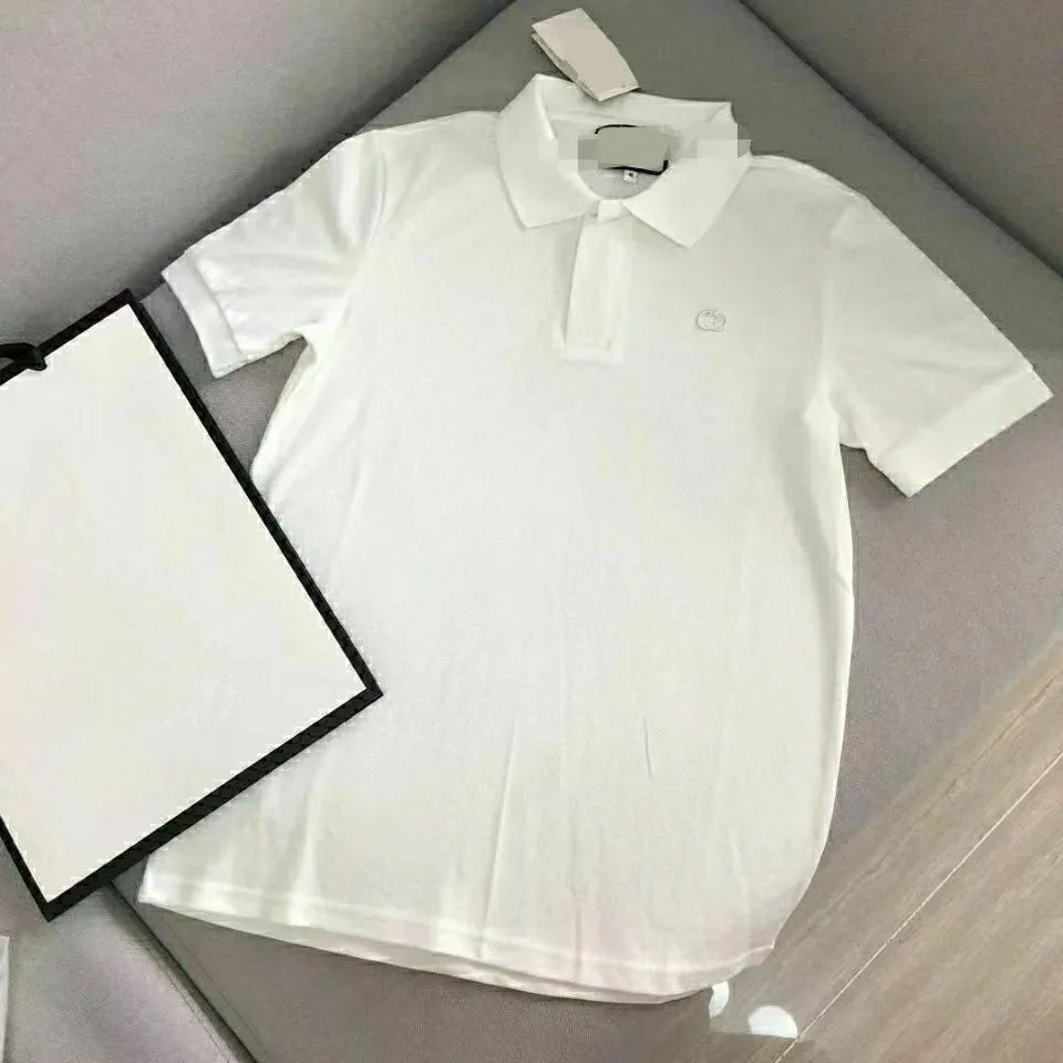 Man Polo Shirt T Shirts Budge Letters Designer Mens Tees Summer Short Tshirt Casual Tops Asian Size M-4XL