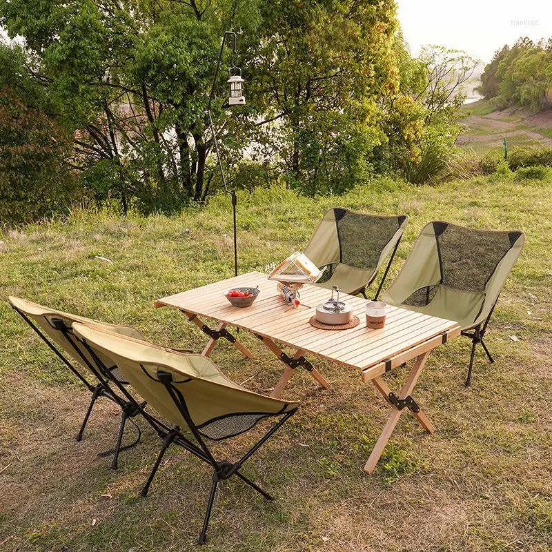Móveis de acampamento Campo de acampamento ao ar livre Cadeiras portáteis Cadeira dobrável portátil Picnic Phishing Beach