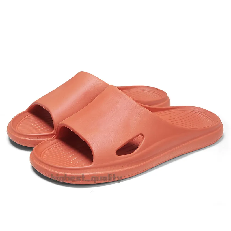 Erkekler yaz hafif ağırlık banyo duş terlikleri sessiz pratik çift slayt rahat yumuşak erkekler kadın ev kapalı açık plaj sandalet delik ayakkabı A052