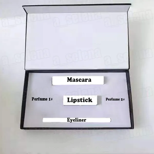 5 In 1 make -up set parfum cosmetica collectie mascara eyeliner cosmetische matte lippenstift make -up parfum kit