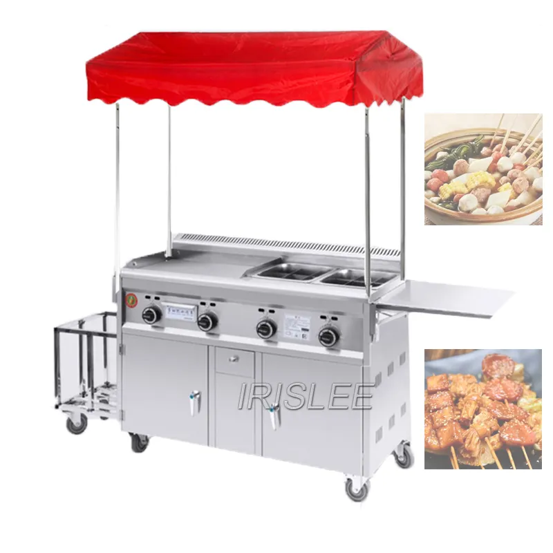 Gas Snack Mobile Car Mobile Multifunktionell gatamat Snack Car Machine / Fast Food Van / Electric Food Truck