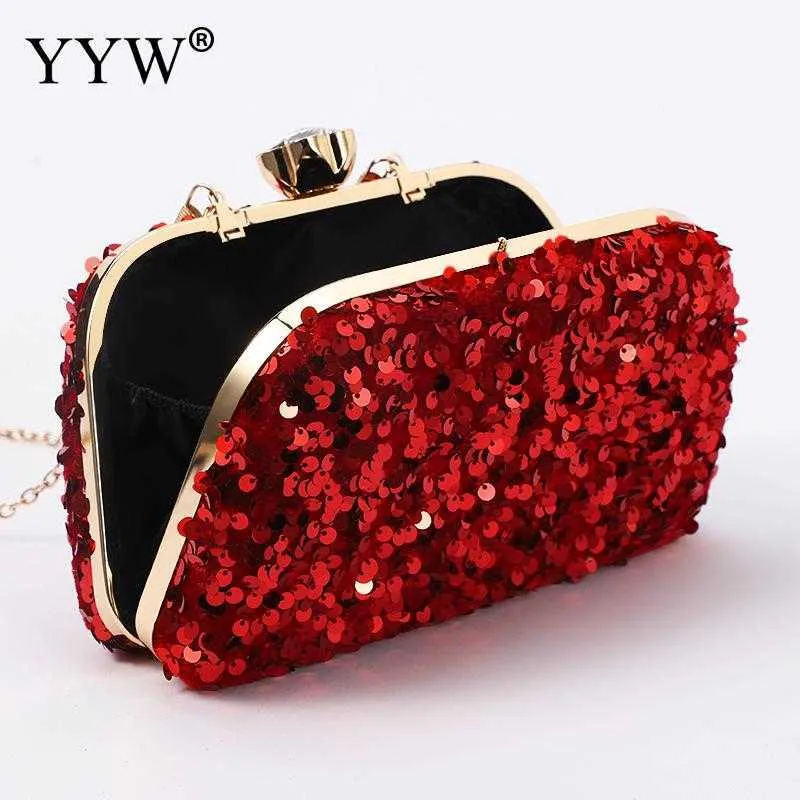 Red 2025 prom clutch