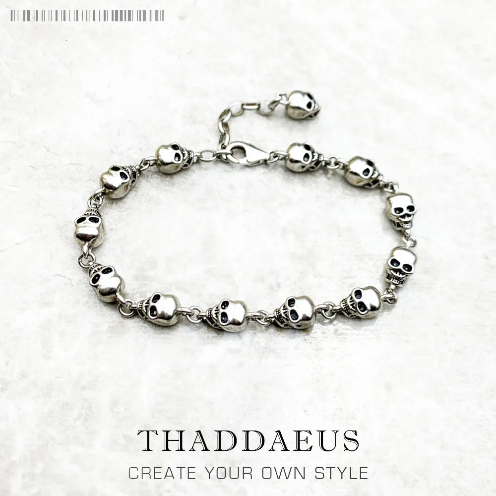 Chain Bracelet Skulls Rebel Street Fashion Jewelry Vintage Gift For Women Men 230511