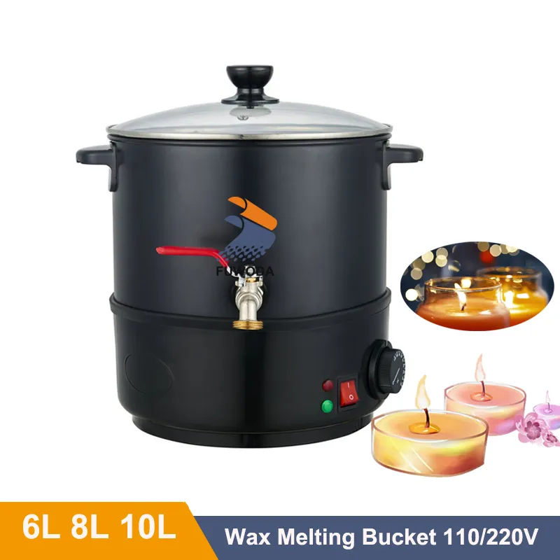 10L Wax Melter 110V 220V Candle Melting Pot DIY Candle Making Pouring Machine Wax Warmer Heater Bucket