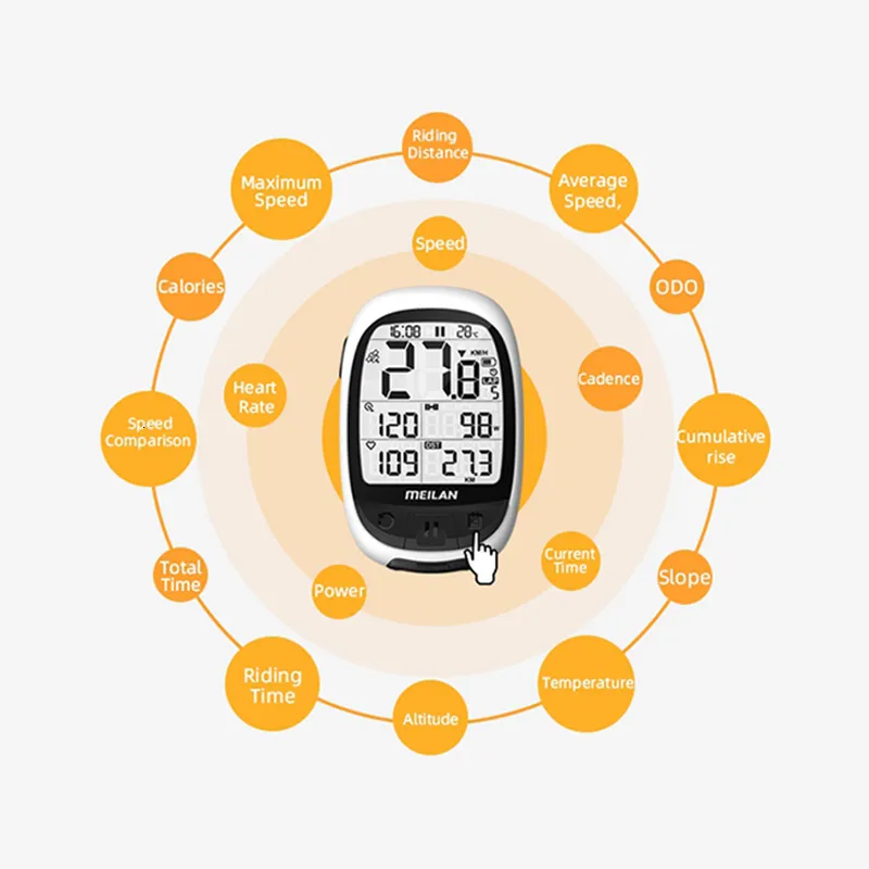 Meilan m2 store gps bike computer