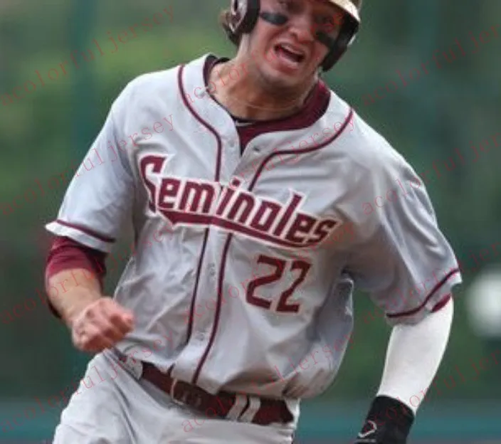 Buster Posey Deion Sanders FSU Baseball Jersey Dick Howser J. Drew