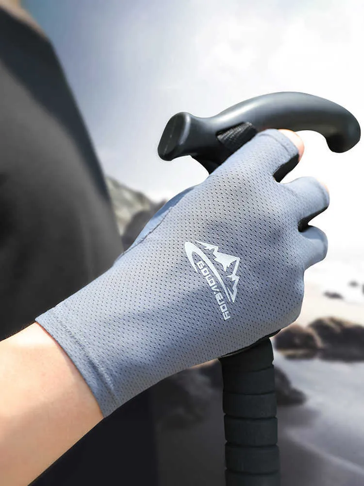 Newest Ice Silk Neoprene Swimming Gloves For Men Sun Protection