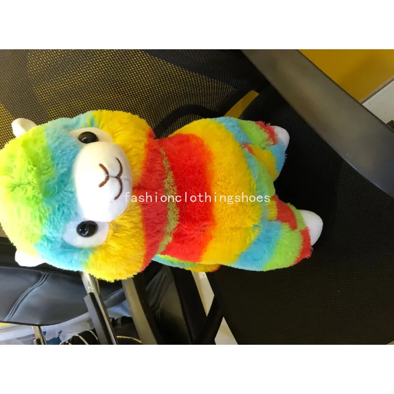 Peluches Esponjosos Alpaca Peluche Arcoiris Kawaii Alpaca Plush