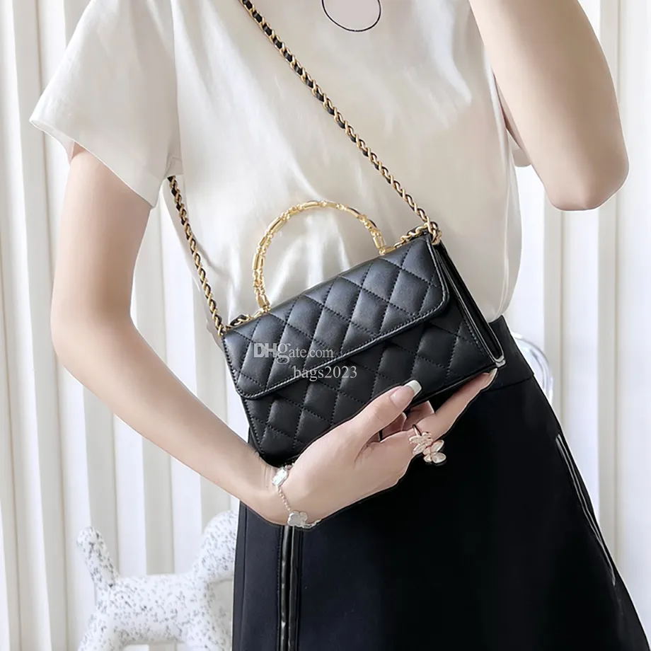 Luxury Shoulder Bag Designer Chain Bag Handbags Genuine Leather Crossbody Bag 18CM Top Level Replication Evening Bag With Box CH127 From 234 87 DHgate