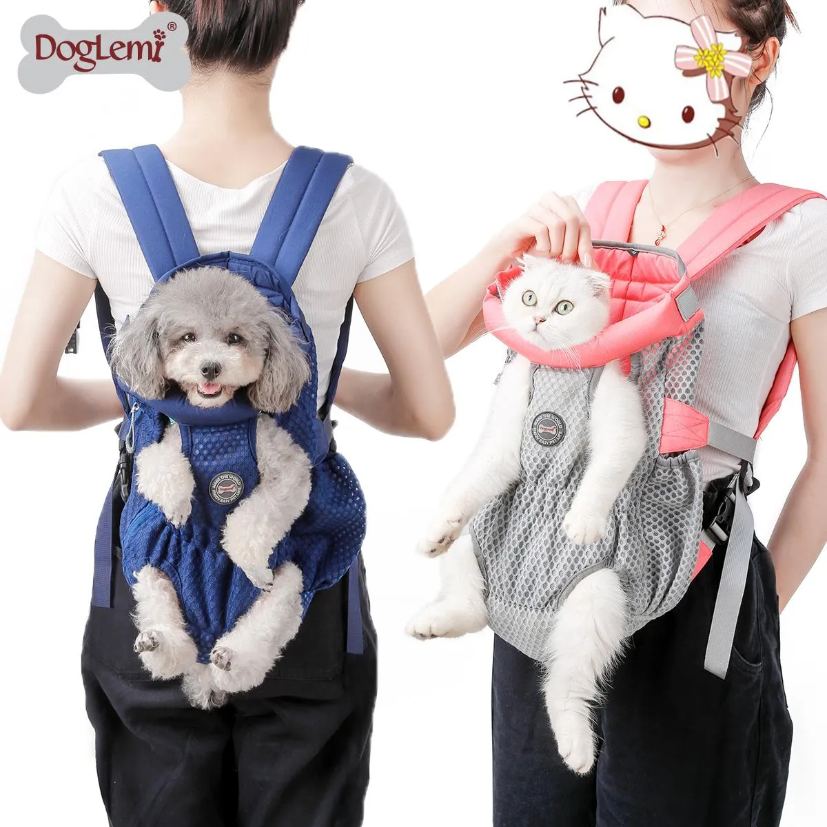 Carrier Pet Dog Carrier Mesh Breathable Bag Traving Shopping Carring Bag Cat Backpack for Dogs Anilmal Transport Carrier