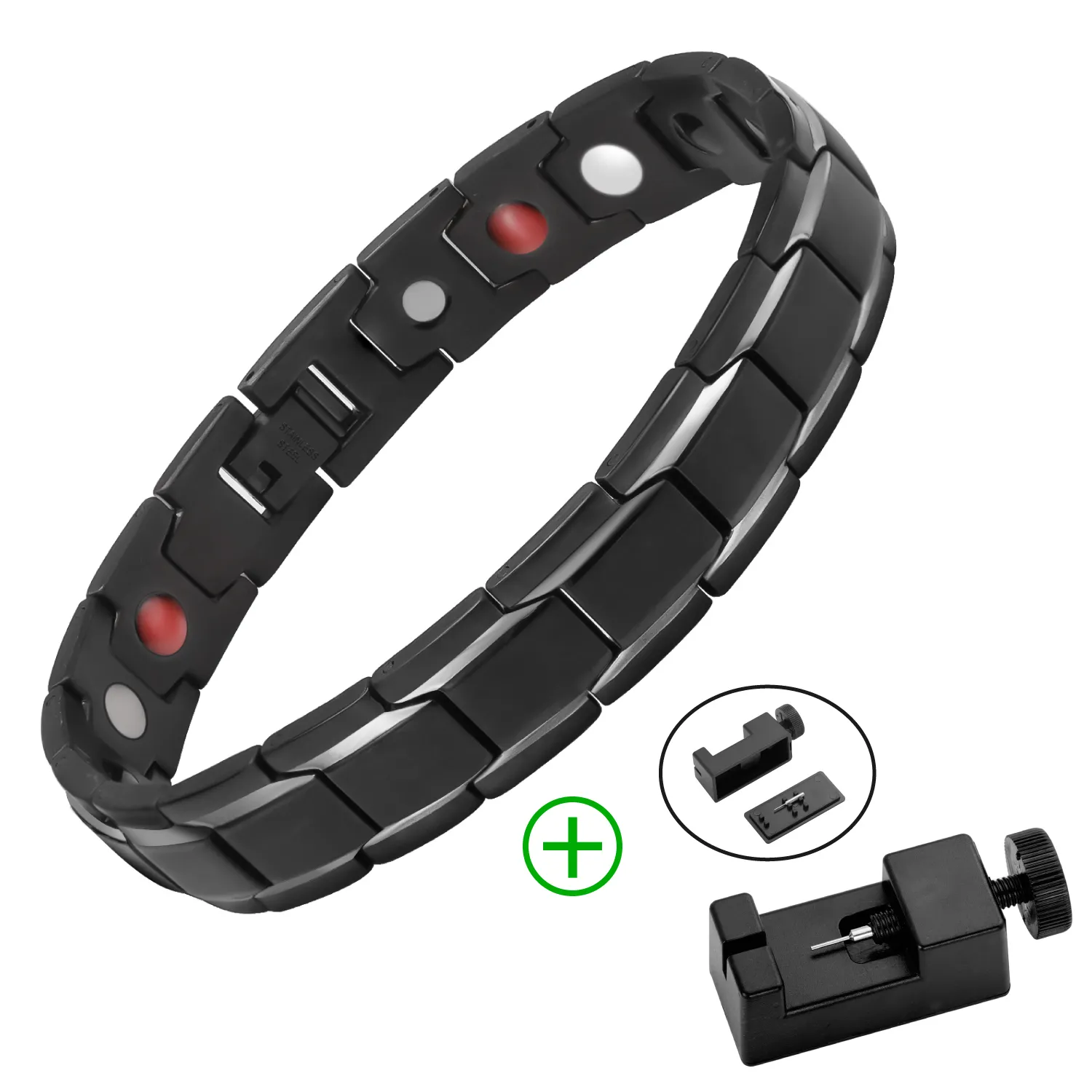 Bio Magnetic Bracelet Chain Healing, 316L Stainless Steel, 4 Health Care  Elements, FIR Germanium Aion Mens And Womens Braces 230511 From Yujia05,  $9.18 | DHgate.Com