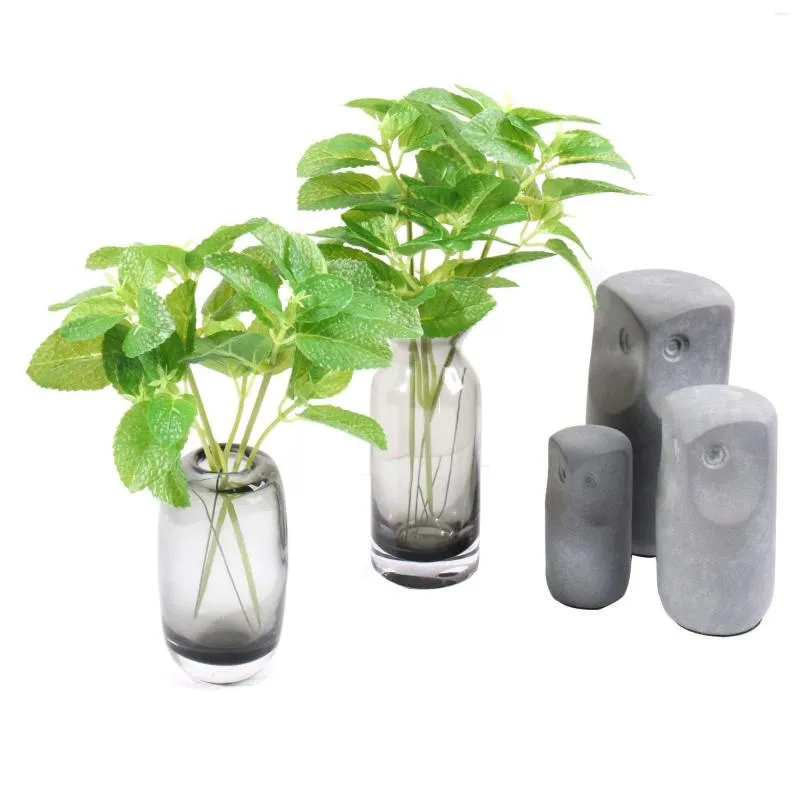 Decorative Flowers 1PC Fake Plants Mini Artificial Greenery Faux Indoor For Home Office Farmhouse Bathroom Decor