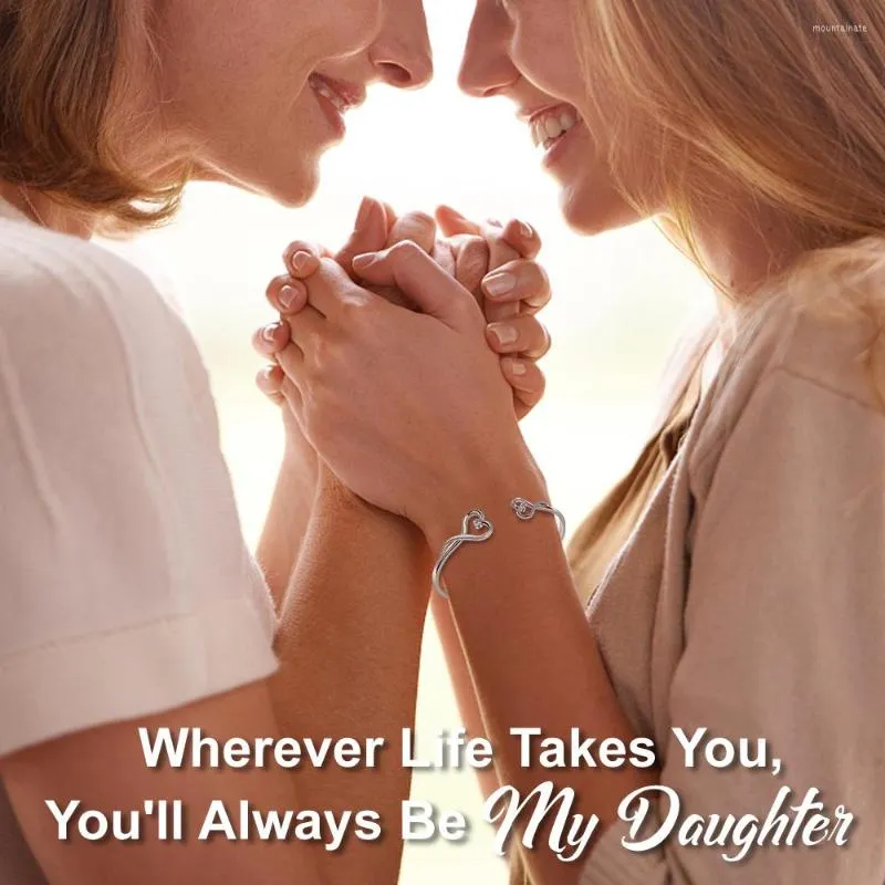 Forever Always Link Ladies Unusual Silver Bracelets Clearance Sale Perfect Gift For Daughters Birthday From Mountainate 7.23 DHgate.Com