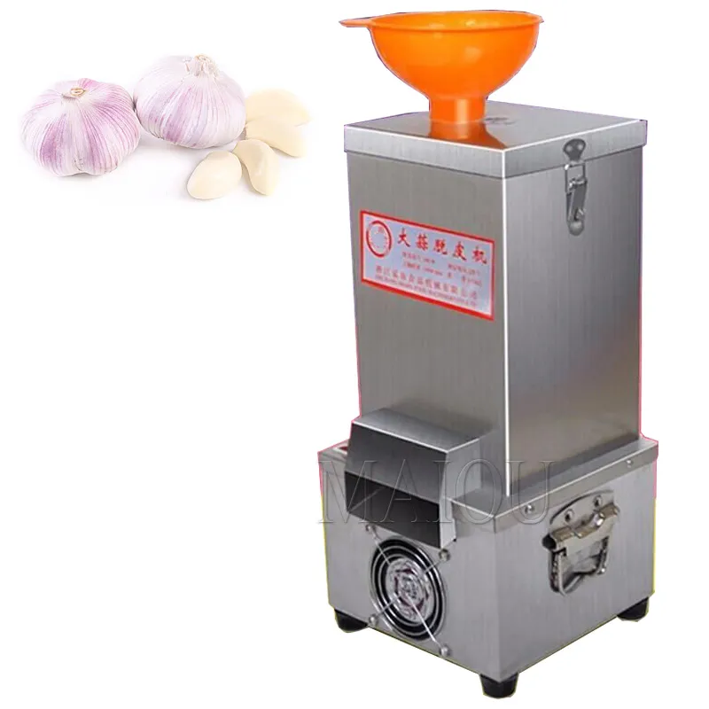 Nouvelle Arrivée 25 kg/h En Acier Inoxydable 180 w Commercial Ail Peeling Machine Électrique Ail Peeler Prix