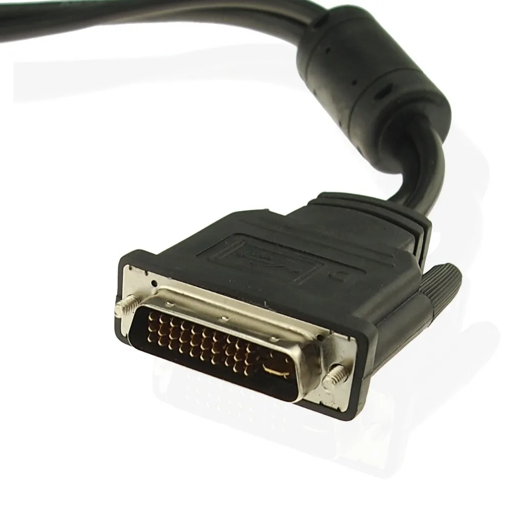 Cavo Adattatore DVI A VGA + USB 1.8m - 30+5 Pin A 15 Pin, Per PC E Display