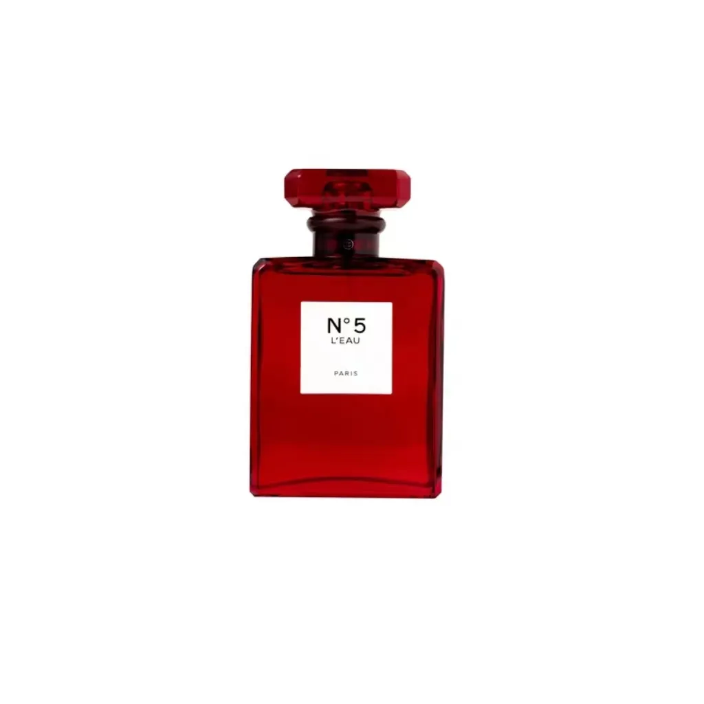 Red chanel no 5 bottle top