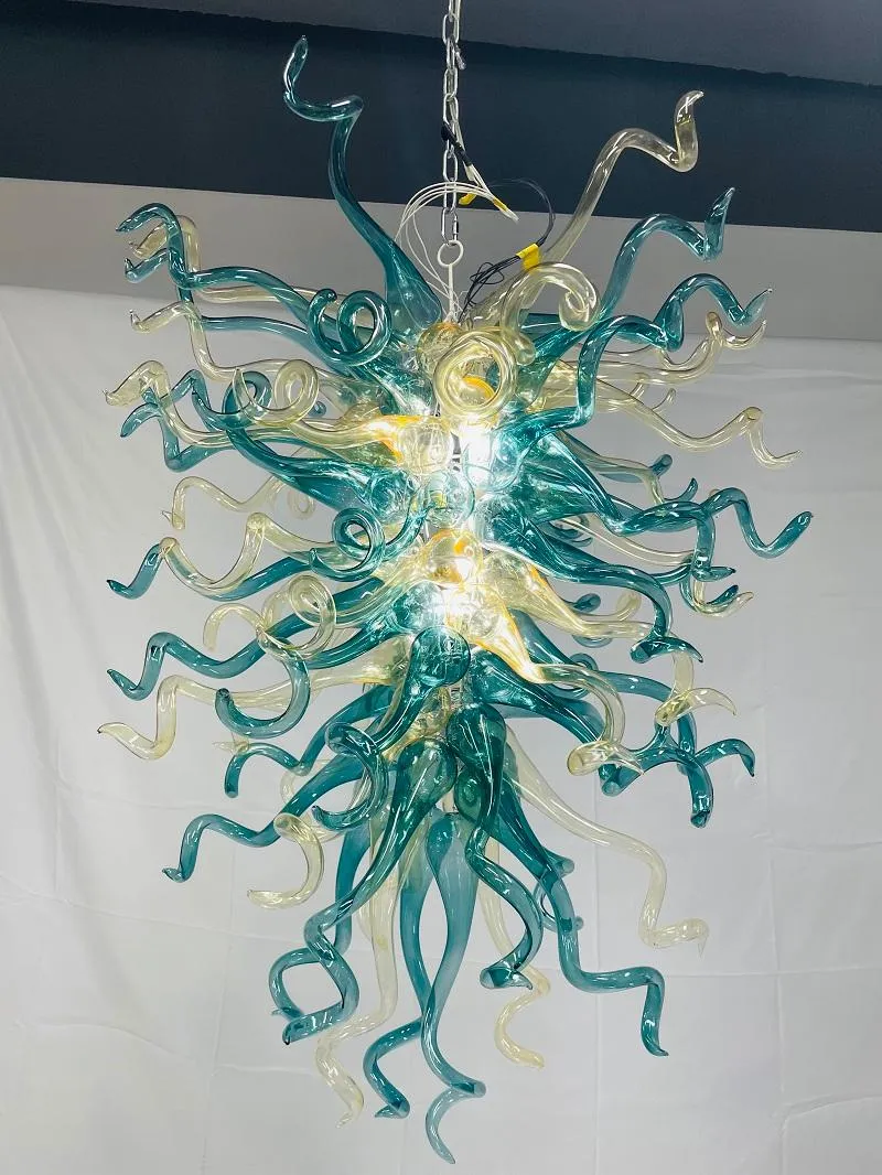 Ljuskronor överlägsen kvalitet italiensk blåsa ljuskronor unik design chihuly stil handgjorda