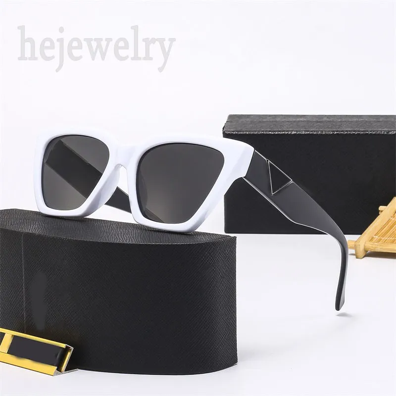 Designer Sunglasses P Luksusowe okulary Trójkąt szeroki styl vintage Occhialia da podele donna ponadwymiarowa męska osłona okulary przeciwsłoneczne Ochrona UV PJ086 C23