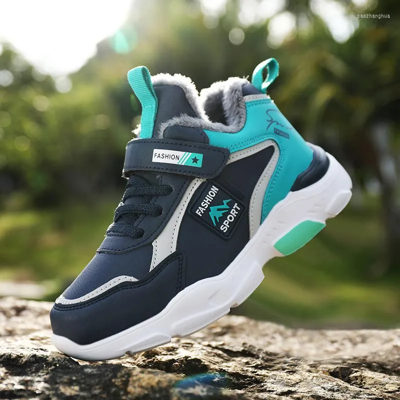 Warm athletic shoes top