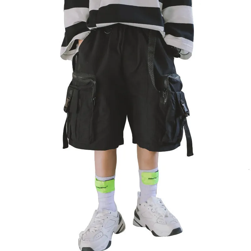 Pantaloncini Bambini Ragazzi Pantaloncini Pantaloni cargo al ginocchio Summer Cool Streetwear Pantaloni sportivi per adolescenti Pantaloni corti per bambini 4-14 anni 230512