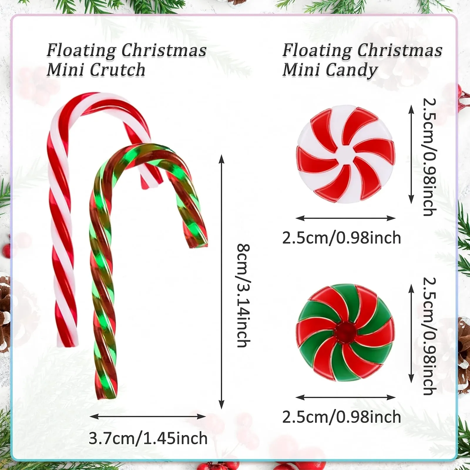 Christmas Vase Filler With Acrylic Candyland Ornament And Crystal Clear  Water Gel For Event Parties White And Red Pearls Christmas Beads Included  230512 From Xianstore08, $10.47